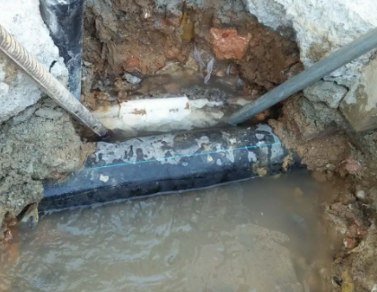 大丰测漏水之水管漏水